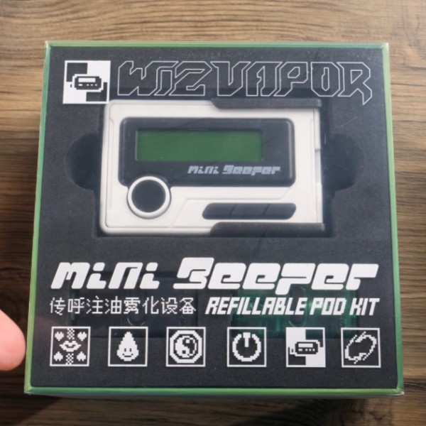 WIZVAPOR MINI BEEPER POD KIT WITH 1.7” OLED Screen