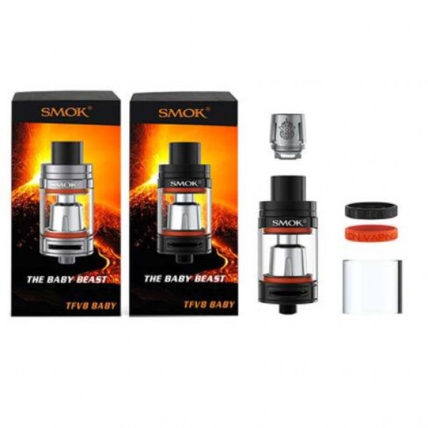 SMOK TFV8 Baby Sub Ohm Clearomizer 3ml Modifiable Airflow Controller