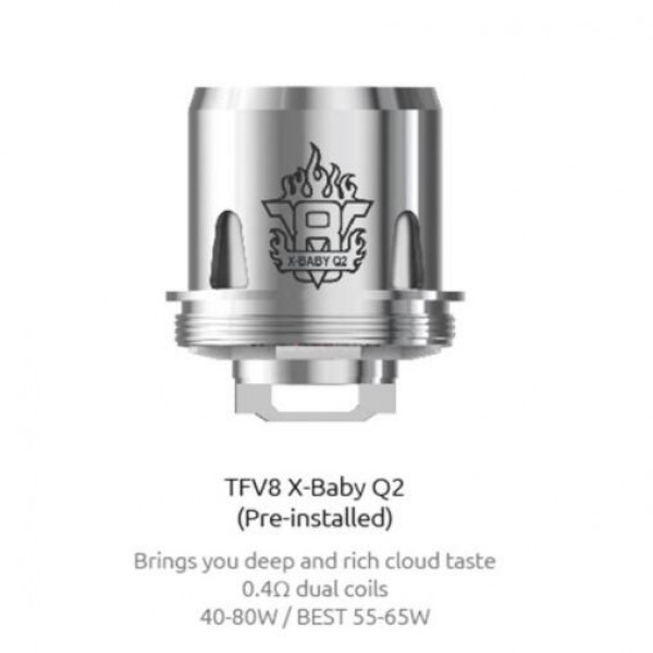 SMOK TFV8 X-Baby Coil 3pcs With Dual Coil