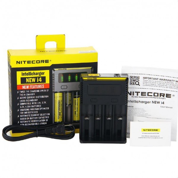 NiteCore New I4 Li-ion Battery Charger ACD Technology